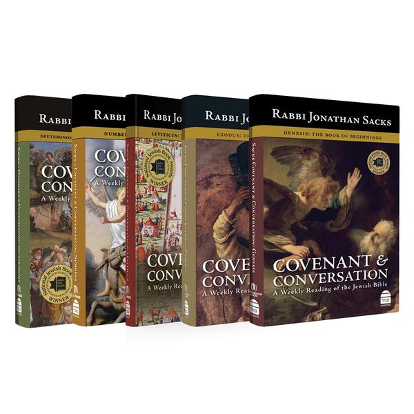Covenant & Conversation on the Parsha | 5 Volume Box Set | Rabbi Sacks
