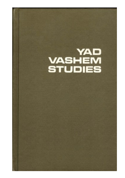 Yad Vashem Studies | You choose a Volume