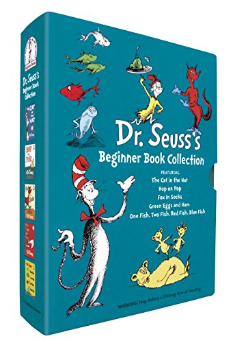 Dr. Seuss's Beginner Book Collection | 5 Volume Set (Cat in the Hat, One Fish Two Fish, Green Eggs and Ham, Hop on Pop, Fox in Socks)