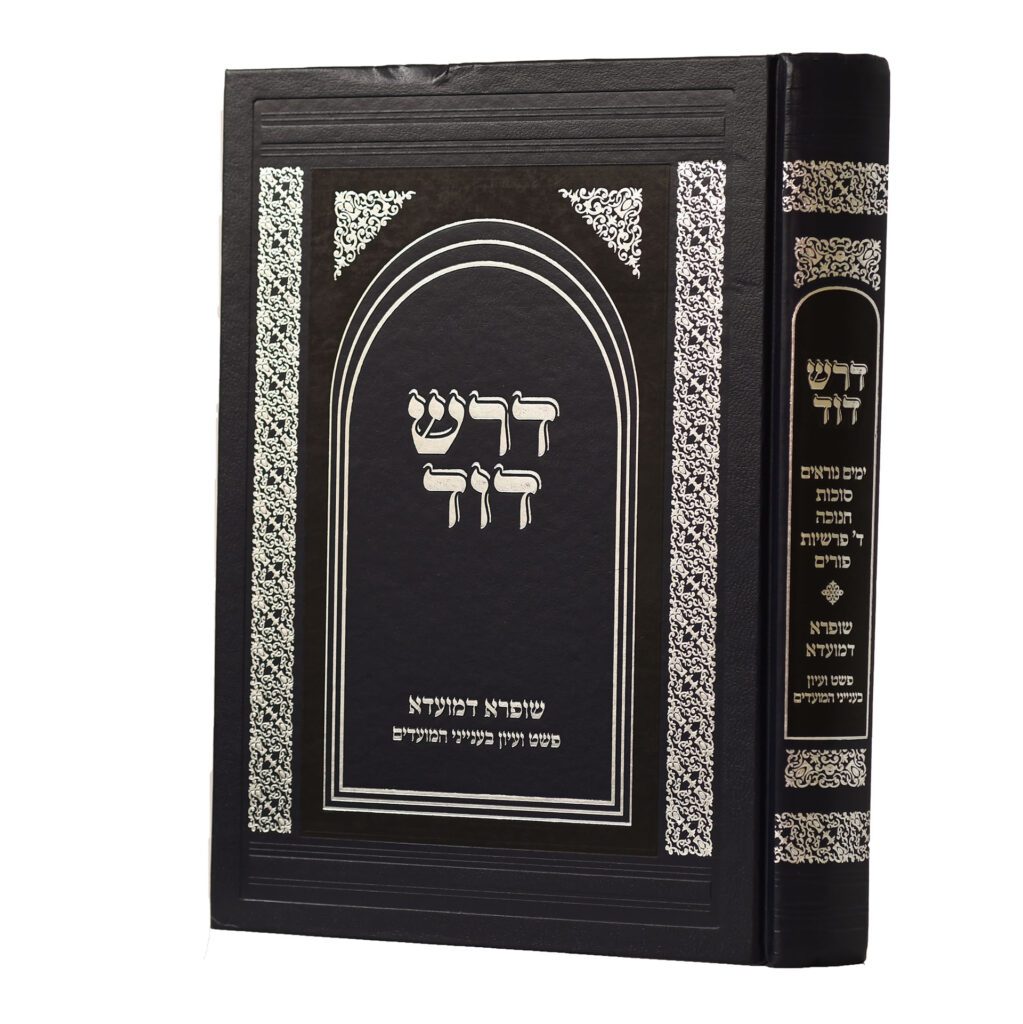 דרש דוד על המועדים - חלק א | ימים נוראים - פורים