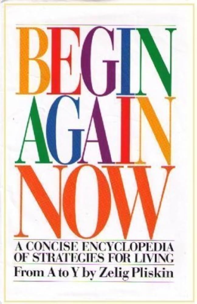 Begin Again Now | Pliskin