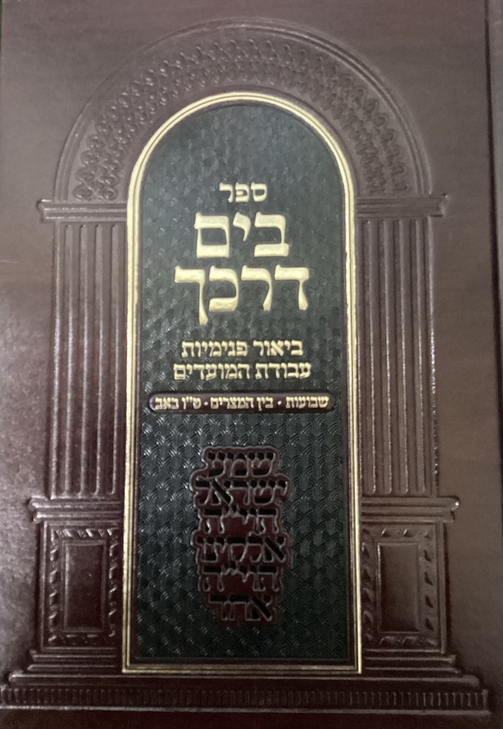 [6766] שבועות בין המצרים ט"ו באב | בים דרכך | ביאור פנימיות העבודה