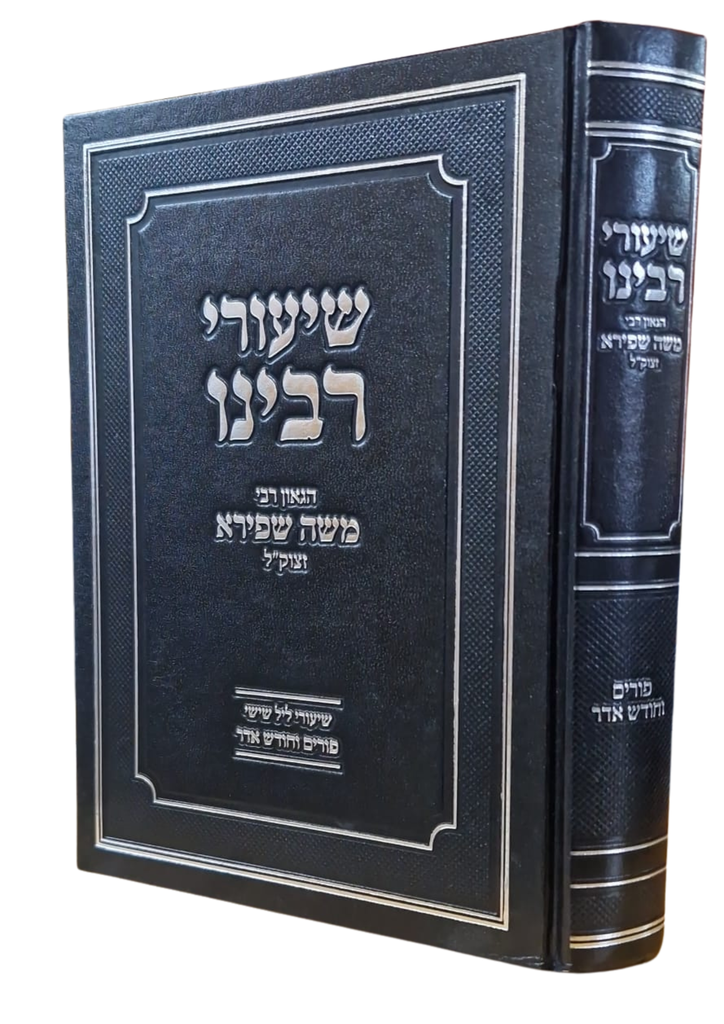 שיעורי ריבנו הרב משה שפירא - פורים