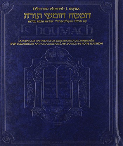 [9781422611074] Artscroll French Humash - L’Édition Edmond J. Safra du Houmach en français – La Torah, les Haftarot et les Cinq Méguilot, accompagnées d’un commentaire issu des écrits rabbiniques