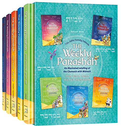 The Weekly Parashah | Jaffa Family Edition | Slipcase Set | 5 Volume Set