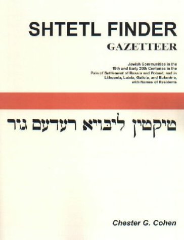 SHTETL FINDER GAZETTEER