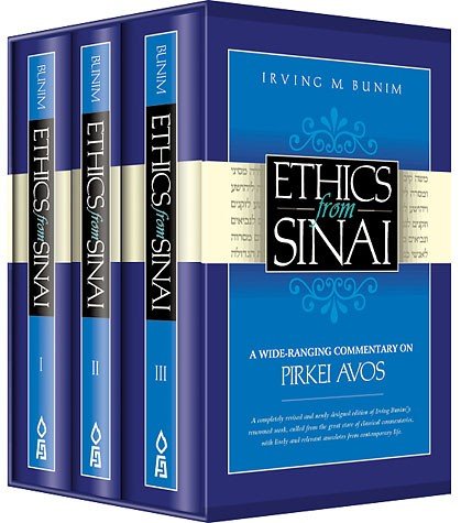 Ethics From Sinai on Pirkei Avot | Pocket | 3 Volume Set