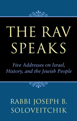The Rav Speaks