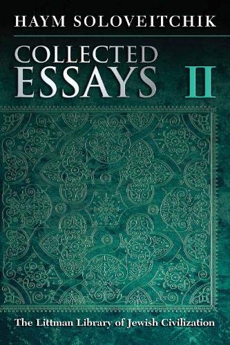 Hard Cover Edition | Collected Essays: Volume | Rabbi Prof. Haym Soloveitchik