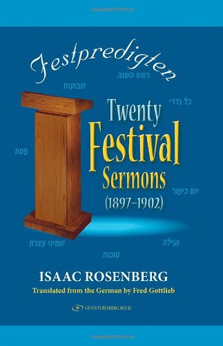 Festpredigten: Twenty Festival Sermons, 1897-1902