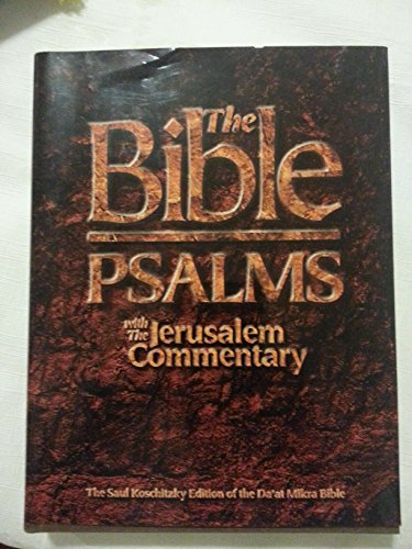 The Bible Psalms With The Jerusalem Commentary Volume Ii Psalms 58-100