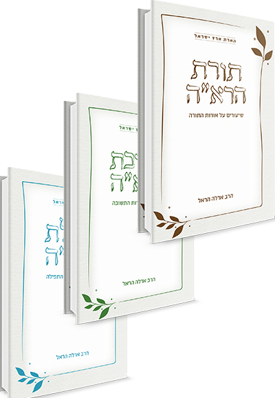 סט הארת ארץ ישראל | 3 ספרים: תורת הרא״ה, תשובת הרא״ה, תפילת הרא״ה
