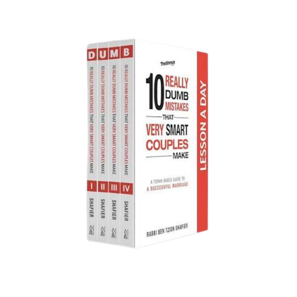 10 Really Dumb Mistakes - A Lesson a Day | 4 Volume Set | A Torah-based guide to a successful marriage