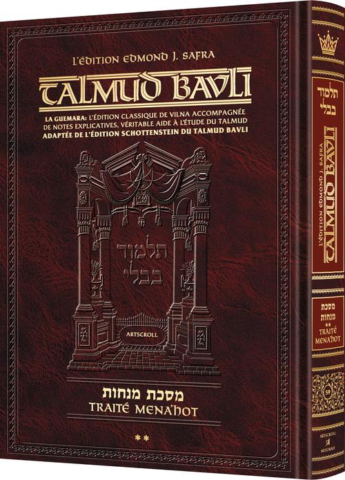 Menachos Vol 2 (38a-72b) | Edmond J. Safra | French Ed Talmud [#59] | Large Edition