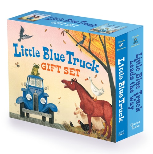 Little Blue Truck 2-Book Gift Set Little Blue Truck Board Book, Little Blue Truck Leads the Way | Board Book