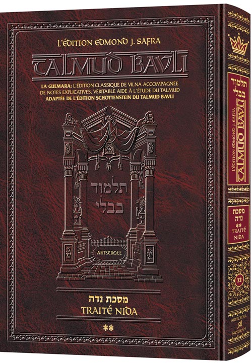 Niddah Partie 2 (40a-73a) | Édition française du Talmud | Grand Format 