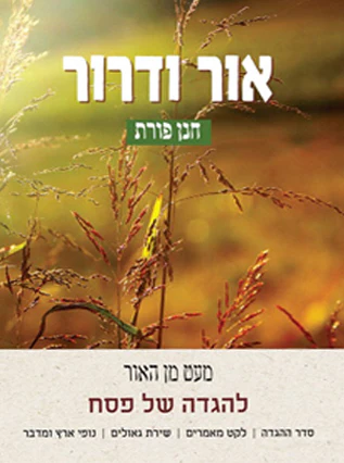 [032800010859] אור ודרור / הגדה של פסח / חנן פורת