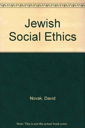 [9780195069242] Jewish Social Ethics