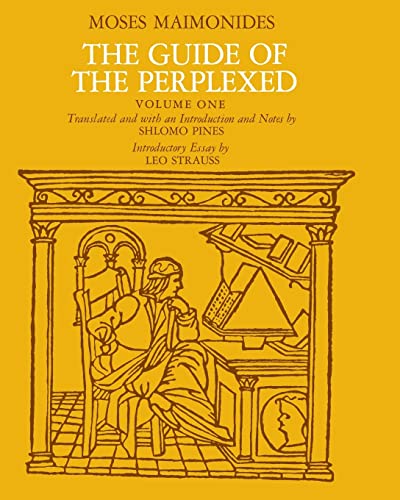 [9780226502304] The Guide of the Perplexed - Moreh Nevukhim | Volume 1