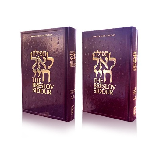 [6876] BRESLOV SIDDUR SET | Brown Edition | 2 Volumes | Weekday + Shabbat & Festivals | Nusach Sefard