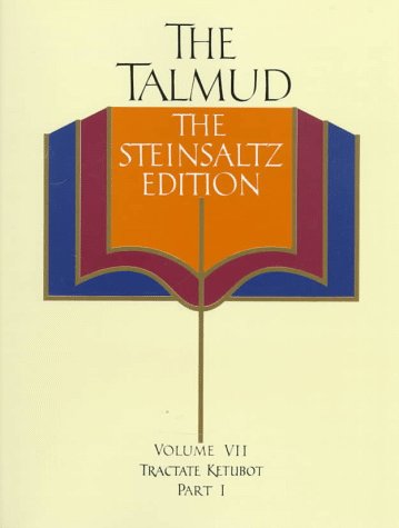 [9780679407690] The Talmud, Vol. 7: Tractate Ketubot, Part 1, Steinsaltz Editon (English and Hebrew Edition)