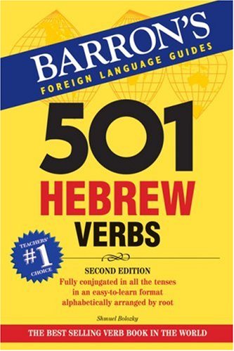 [9780764137488] 501 Hebrew Verbs (501 Verb Series)