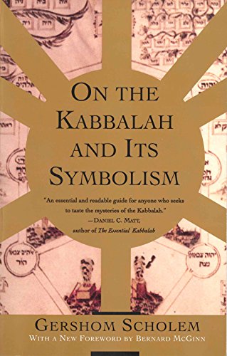 [9780805210514] On the Kabbalah and its Symbolism (Mysticism and Kabbalah)