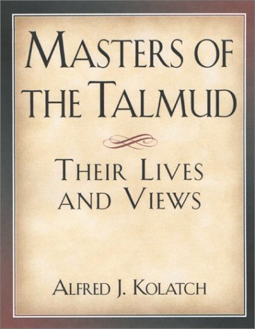 [9780824604349] Masters of the Talmud: Their Lives and Views