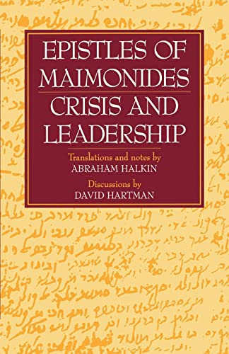 [9780827604308] Epistles of Maimonides: Crisis and Leadership