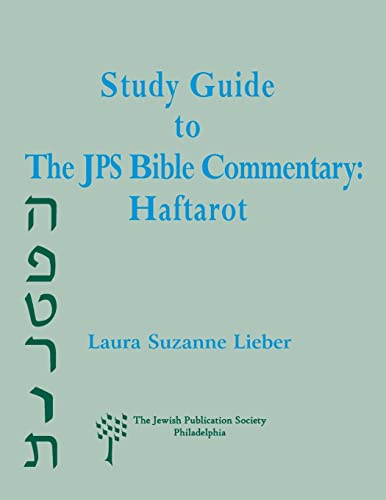 [9780827607187] Study Guide to the JPS Bible Commentary: Haftarot