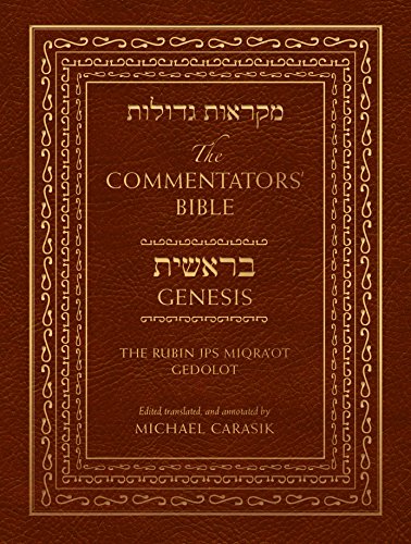 [9780827609426] The Commentators' Bible: Genesis: The Rubin JPS Miqra'ot Gedolot