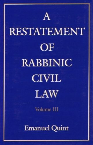 [9780876683965] A Restatement of Rabbinic Civil Law: Laws of Pleading