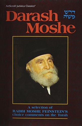 [9780899064376] Darash Moshe I: A selection of Rabbi Moshe Feinstein's choice comments on the Torah