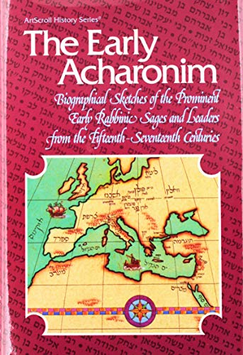 [9780899064888] Artscroll: The Early Acharonim by Hersh Goldwurm
