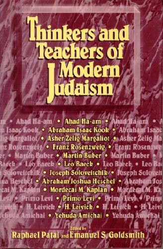 [9781557787019] Thinkers and Teachers of Modern Judaism
