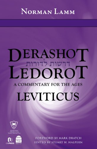 [9781592643790] Derashot Ledorot: Leviticus: A Commentary for the Ages
