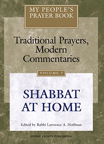 [9781683362159] My People's Prayer Book Vol 7: Shabbat at Home