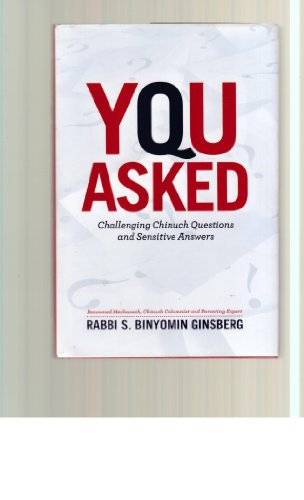 [9781935949114] You Asked:challenging Chinuch Questions and Sensative Answers