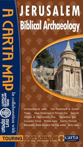 [9789652208743] Jerusalem A Carta Map: Biblical Archaeology