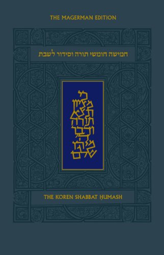 [9789653012844] Koren Shabbat Humash: With Commentary by Rabbi Jonathan Sacks, Ashkenaz (Hebrew and English Edition)