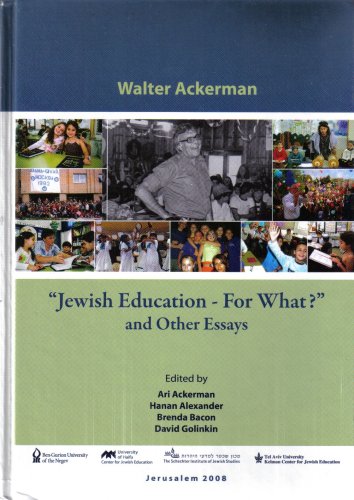 [9789657105528] Jewish Education - For What?