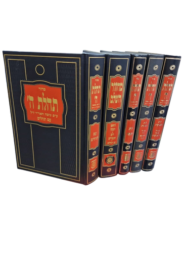 [202530111628] סט תפילה תהילת ה" | מחזורים וסדור לימות חול, שבת, ושלוש רגלים 