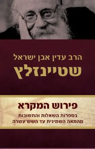 [036200039953] פירוש המרקא / הרב עדין אבו ישראל שטיינזלץ